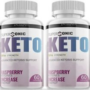 2-Supersonic Keto Diet Pills,Weight Loss,Fat Burner,Appetite Control Supplement