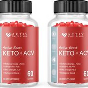 2 - Activ Keto ACV Gummies - Active Boost, Vegan, Weight Loss Supplement - 120