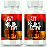(2 Pack) Fat Burn Active Weight Loss Pills for Rapid Fat Reduction & Gut Health