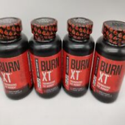 NEW Lot of 4 Burn-XT Thermogenic Fat Burner Supplement 120 Veggie Caps 04/2026