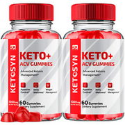Ketosyn Keto + ACV Advance Weight Loss Gummies to Burn Fat for Energy - 2 Pack