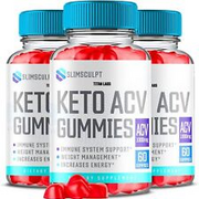 Slimsculpt Keto Gummies - Slim Sculpt ACV Gummys Weight Loss OFFICIAL - 3 Pack