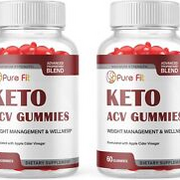 2 Pack - Pure Fit Keto Gummies, Weight Loss, Appetite Suppressant-120
