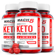 3 Pack - Mach 5 Keto ACV Gummies - Vegan, Weight Loss Supplement - 180 Gums