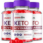 Pure Slim Keto Gummies - Pure Slim ACV Gummys For Weight Loss OFFICIAL - 3 Pack