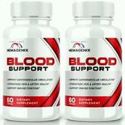 (2 Pack) Hemagenix Blood Support Pills for Immune Functions & Overall Health