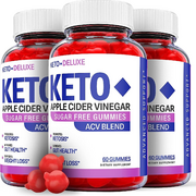 3 Pack - Deluxe Keto ACV Gummies - Vegan, Weight Loss Supplement - 180 Gummies