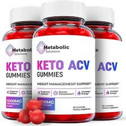Metabolic Solutions Keto Gummies- Metabolic ACV Gummy Weight Loss OFFICIAL-3Pack