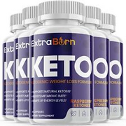 5 Pack - Extra Burn Keto Diet Pills,Weight Loss,Fat Burner,Metabolism Supplement