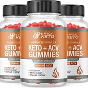 (3-Pack) 6 Pack Keto ACV Gummies, Weight Loss, Fat Burner, Appetite Suppressant