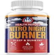 (1 Pack) Nitro Night Burner Capsules - Support Weight Loss, Fat Burn - 60 Pills
