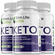 3-Trim Life Keto Diet Pills,Weight Loss,Fat Burn,Appetite Suppressant Supplement