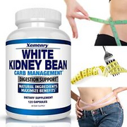 White Kidney Bean 600mg - Fat Burner, Appetite Control, Weight Loss, Liver Detox