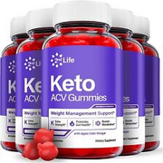 (5 Pack) 2nd Life Keto Gummies - 2nd Life Keto ACV Gummies Weight Loss-300 Gums