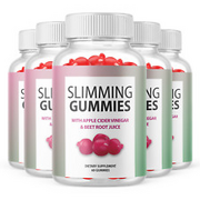 5-Slimming Gummies ACV, Weight Loss, Fat Burner, Appetite Suppressant