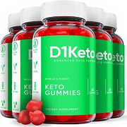 (5 Pack) D1 Keto Gummies - D1 Keto ACV Gummies Weight Loss, Vegan - 300 Gummies