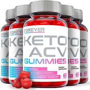 Forever Keto Gummies - Forever Keto ACV Gummies For Weight Loss, Vegan (5 Pack)