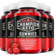 Champion Keto Gummies - Champion Keto ACV Gummies Weight Loss-300 Gums (5 Pack)