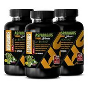 cholesterol support - ASPARAGUS YOUNG SHOOTS weight loss 3 Bottle 180 Cap