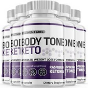 5-Body Tone Keto Pills, Weight Loss, Fat Burner, Appetite Suppressant Supplement