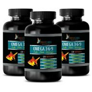 fish oil supplement - OMEGA 3-6-9 3600mg - vision support supplement 3 Bottles