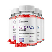 5-Pack Metabolic Solutions Keto ACV Gummies For Weight Loss - 300 Gummies