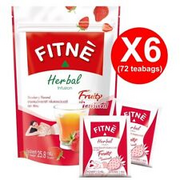 72 Bag FITNE Strawberry Herbal Detox Tea Fruity Senna Infusion Weight Management