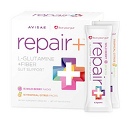 Avisae Repair+ l-glutamine + Fiber_30 Stick Packs_Love Your Gut! Avisae OptimALL Nutrition Repair+ l-glutamine + Fiber Drink