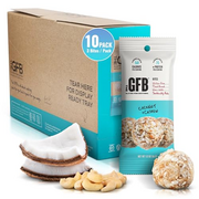 The Gluten Free Brothers Coconut Cashew Bites - Gluten Free Protein Balls – Non GMO, Soy Free, Vegan – Snack Size Plant Based Protein Energy Balls, 1.2 oz (10 Count)