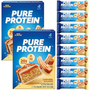 Pure Protein Bars, Caramel Churro, 20g High Protein, Nutritious Snacks to Support Energy 8 Count