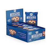 REDCON1 MRE Muffin - Whole Food 15g Protein Muffin - No Whey & Easy to Digest - Help Boost Energy & Fuel Muscles - Wild Blueberry Flavor Protein Snack (12 Muffins)