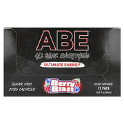 ABE, Ultimate Energy, Berry Blast , 12 Pack, 2 fl oz (60 ml) Each