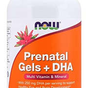 Now Foods Prenatal Gels + DHA, 180 Softgels