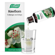 A.Vogel Hawthorn Crataegus Drops | Herbal food supplement | Tincture of fresh Hawthorn Berries | Suitable for Vegans | 50ml
