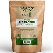 Organic Pea Protein 500g by Natures Root- Certified Organic by The Soil Association