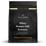 Protein Works - Whey Protein 360 Extreme | Added Vitamins | Muscle Building and Recovery | High Protein | 34 Servings | Millionaire's Shortbread | 1.2kg