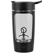 Lnfxkvva Protein Powder Mixer Shaker Cup Electric Portable Bottle for Coffee Free with USB Rechargeable 1200Mah,Black