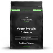Protein Works - Vegan Protein Extreme | 29g Plant Based Protein | Added Vitamin Blend | 28 Servings | Cookies 'n' Cream | 1kg