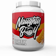 Naughty Boy Advanced 100% Whey Protein Powder. Muscle Building & Recovery Shake with Optimum Taste & Mixability. Low Sugar. (Caramel Biscuit, 2010 g)