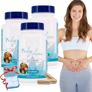 DINNIWIKL 15 Day Cleanse Gut and Colon Support, 15 Day Cleanse Gut Support, 15 Days Cleanse, 15 Dias Cleanse Pastillas, 15 Dias Pastillas, Focus On Gut Health for Women and Men (3PCS)