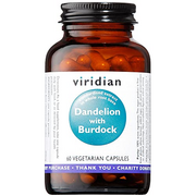 Viridian Dandelion with burdock 60 caps