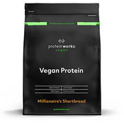 Protein Works - Vegan Protein Powder | Plant Based Protein Shake | Vegan Blend | Gluten Free | 66 Servings | Millionaire's Shortbread | 2kg