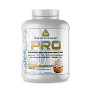 Core Nutritionals Pro Sustained Release Protein Blend, Digestive Enzyme Blend, 25G Protein, 2G Carb, 69 Servings (Frosted Vanilla Cupcake)