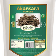 A M D Biotic Akarkara Root Powder (Anacyclus Pyrethrum) Original Akkalakarra/Pellitory Roots (50gm x 2) - 100gm