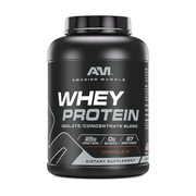 Amazing Muscle 100% Whey Protein Powder *Advanced Formula with Whey Protein Isolate as a Primary Ingredient Along with Ultra Filtered Whey Protein Concentrate (Chocolate, 5 lb)
