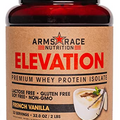 Arms Race Nutrition Elevation Premium Whey Protein Isolate 32 oz. (2 lbs) (French Vanilla)