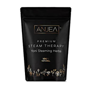 ANJEA Yoni Steaming Herbs 4 oz (4-8 steams), Vsteam Herbs for Cleansing and Tightening Detox, Natural V Steam Herbs for V Steam Seat Kit, Herbal Sitz Bath Soak, Filter Bags Included