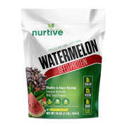 NURTIVE Watermelon Seed Protein Powder - Plant-Based Protein Enriched with Magnesium, Iron, and Antioxidants - Ideal for Post-Workout Recovery & Sustainable Nutrition - 21 Servings (16 oz / 454g)